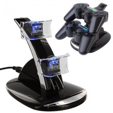 Caricatore doppio controller PlayStation 4