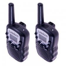 COPPIA WALKIE TALKIE RICETRASMITTENTE TORCIA LED AUTO S 