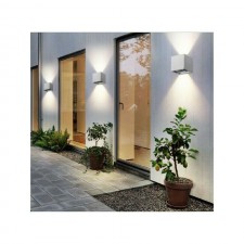 APPLIQUE LED 12W 4000K BIANCO DOPPIO LED COB FASCIO REGOLABILE DA ESTERNO IP65 
