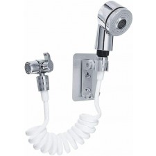 RUBINETTO DOCCIA A MANO PORTATILE KIT SPRUZZATORE DOCETTA TUBO FLESSIBILE BAGNO