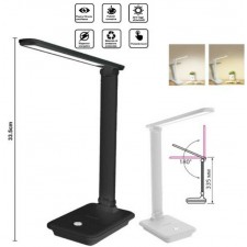 LAMPADA DA SCRIVANIA A LED 6.5W USB PIEGHEVOLE ULTRA SLIM DISPONIBILE BIANCO
