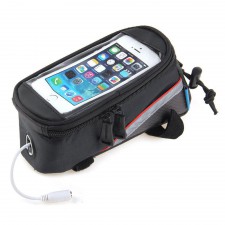 SUPPORTO SMARTPHONE PER BICI PORTA CELLULARE CUSTODIA BORSA IMPERMEABILE 