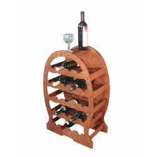 MOBILE PORTA BOTTIGLIE CANTINETTA VINO IN LEGNO 23 POSTI BOTTE PER CASA ENOTECA