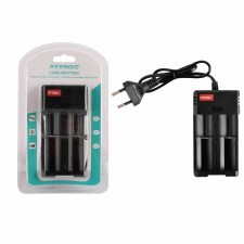 CARICA BATTERIA BATTERIE RICARICABILI A LITIO 2 SLOT 18650 CARICABATTERIE DOPPIO 