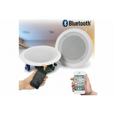 Coppia casse altoparlante audio bluetooth soffitto incasso casa 20w P8055