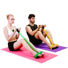 ELASTICO FITNESS ESTENSORE PER ESERCIZI PALESTRA ADDOMINALI SPORT PULL REDUCER