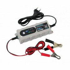 AMPEROMATIC DIGIT CARICABATTERIA INTELLIGENTE 6/12V 0,8/4,2A BATTERIA AUTO LAMPA