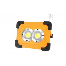 FARO FARETTO LUCE A LED PORTATILE RICARICABILE CON PANNELLO SOLARE 30W 1500LMN 