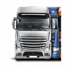 BANDIERA ITALIA LUMINOSA 24V 6 LED 12X2CM CAMION 