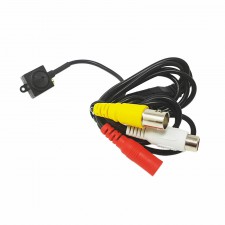MICRO TELECAMERA CAMERA SPIA SPY COLORI AUDIO CON MICROFONO CCD 2 MPX 