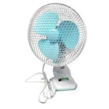 MINI VENTILATORE OSCILLANTE CON CLIP Ø 18CM 30W 