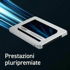 CRUCIAL MX500 DA 250GB SSD CT250MX500SSD1 HARD DISK PC SATA3 2.5 STATO SOLIDO
