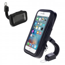 SUPPORTO STAFFA TELEFONO PER MOTO BORSA IMPERMEABILE ROTAZIONE 360 GRADI LINQ HD