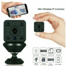 MINI TELECAMERA MICROCAMERA IP WIFI A BATTERIA NASCOSTA WIRELESS INFRAROSSI SPIA