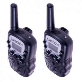 COPPIA WALKIE TALKIE RICETRASMITTENTE TORCIA LED AUTO S 