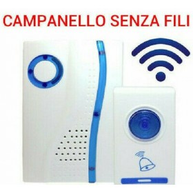 CAMPANELLO SENZA FILI WIRELESS A BATTERIE CON 36 MELODIE 