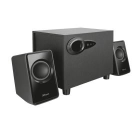 CASSE TRUST SPEAKER 2.1 SUB PC NOTEBOOK 18W RMS HOME THEATRE ALTOPARLANTI USB