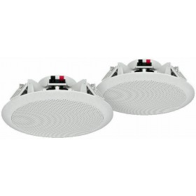 2 PZ CASSE DIFFUSORE DA INCASSO 6W ALTOPARLANTE DA CONTROSOFFITTO PARETE MUSICA 