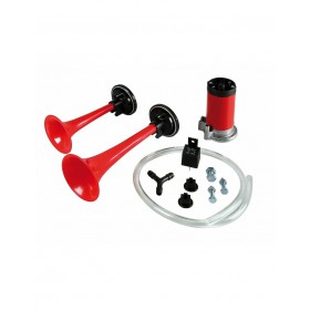 Trombe bitonali Ø 66 mm, 12V. Elettropneumatiche 12V, 30A, 118 dB, 780/840 Hz