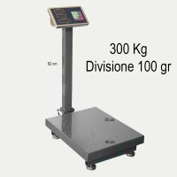 Bilancia elettronica pesa pacchi ricaricabile max 300 kg